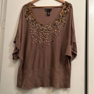 Lane Bryant with Leather tags across the top